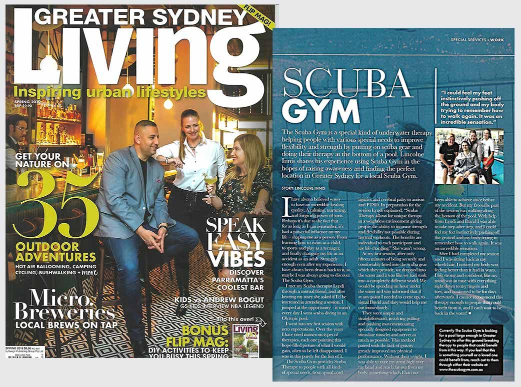 The Scuba Gym featured at Greater Sydney Living magazine