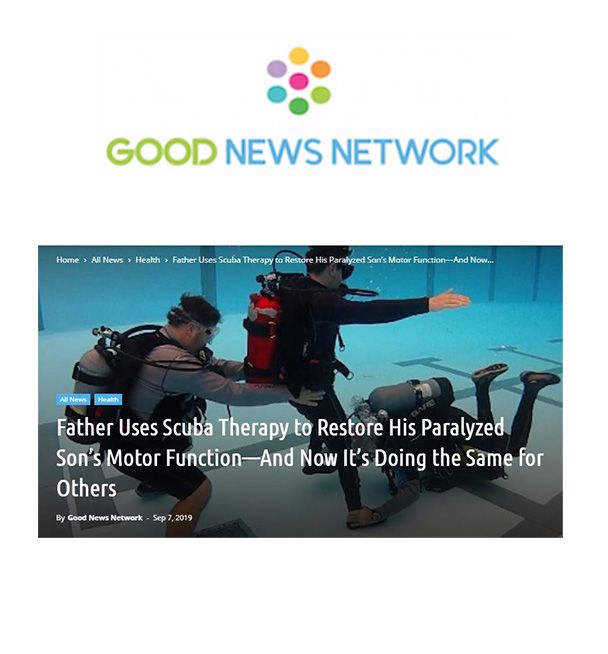 The Scuba Gym featured at Good News Network